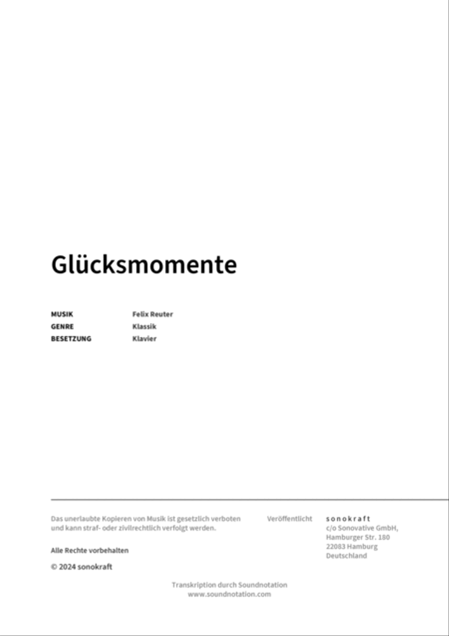 Glücksmomente Piano Solo scores gallery preview page 2