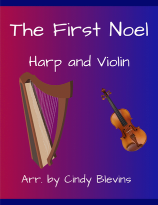 Book cover for The First Noel, for Harp and Violin