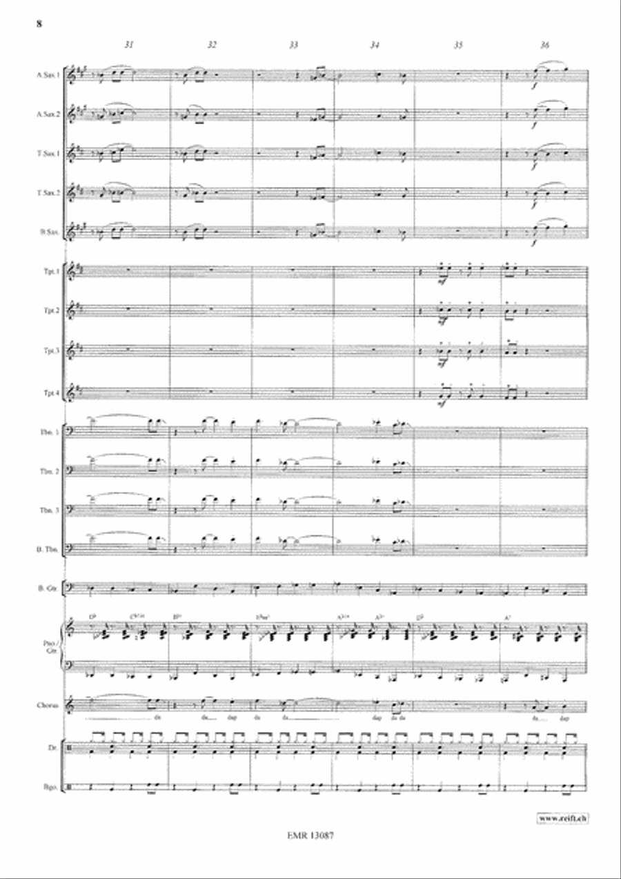 Swing And Jive Big Band scores gallery preview page 9