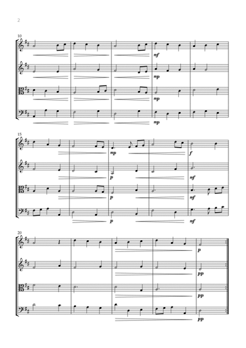 The First Noel (String Quartet) - Christmas Carol image number null