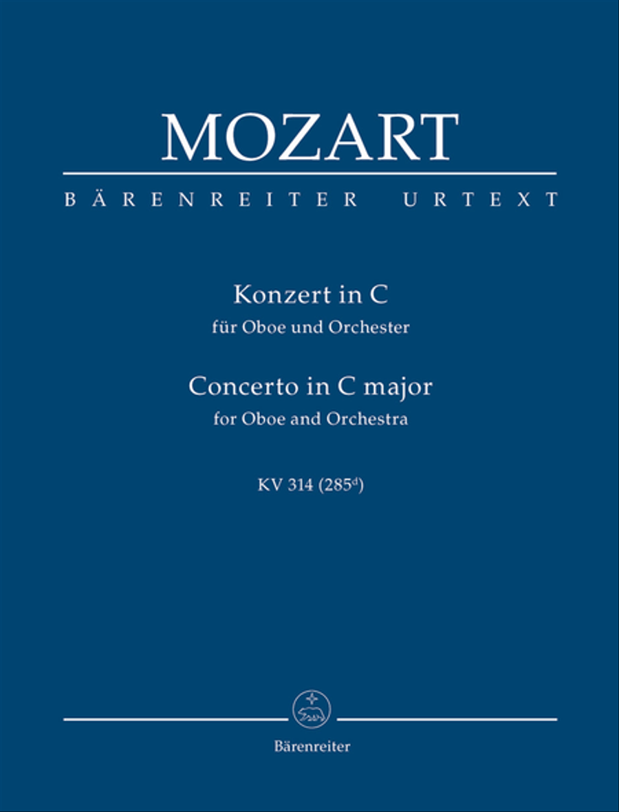 Concerto for Oboe and Orchestra C major, KV 314 (285d) Orchestra scores gallery preview page 1