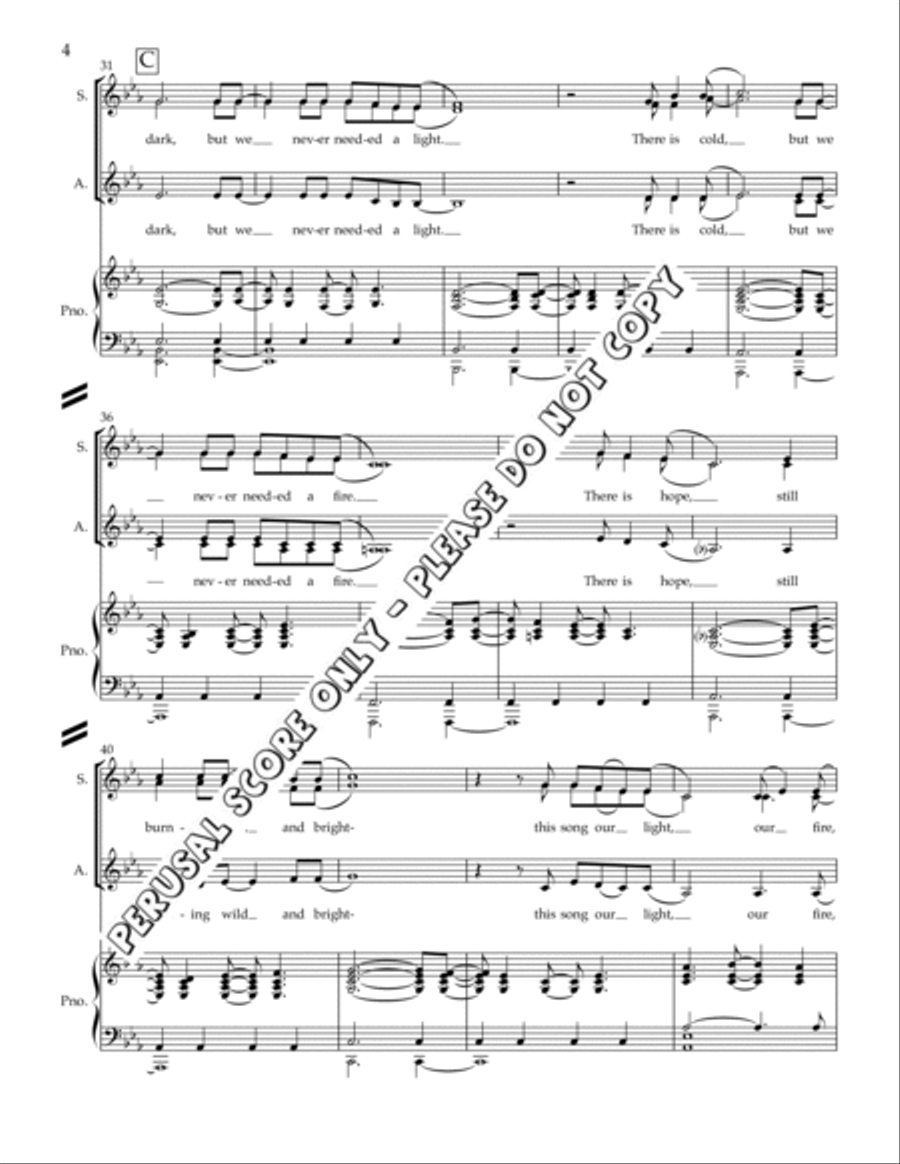 Song For The Searching SSA scores gallery preview page 4