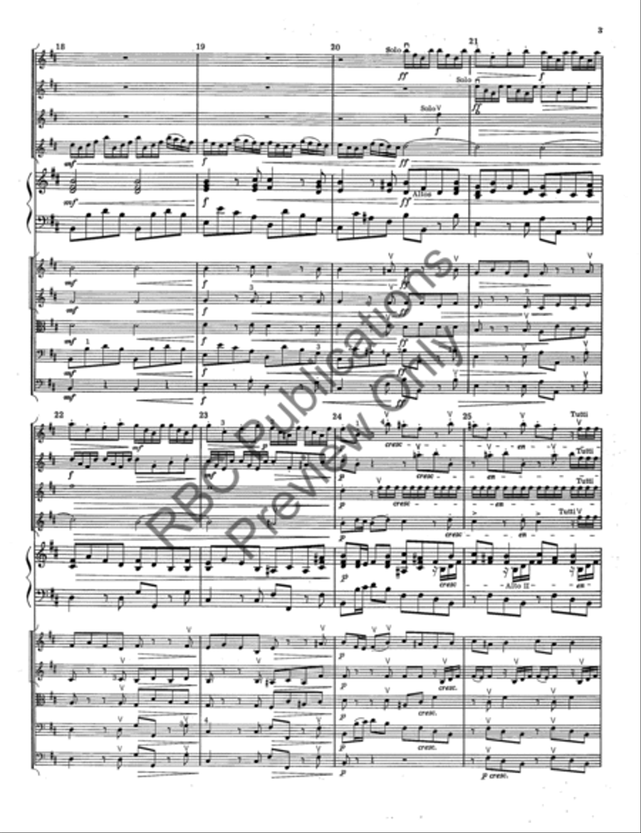 Concerto In B Minor Concerto In B Minor String Orchestra scores gallery preview page 6