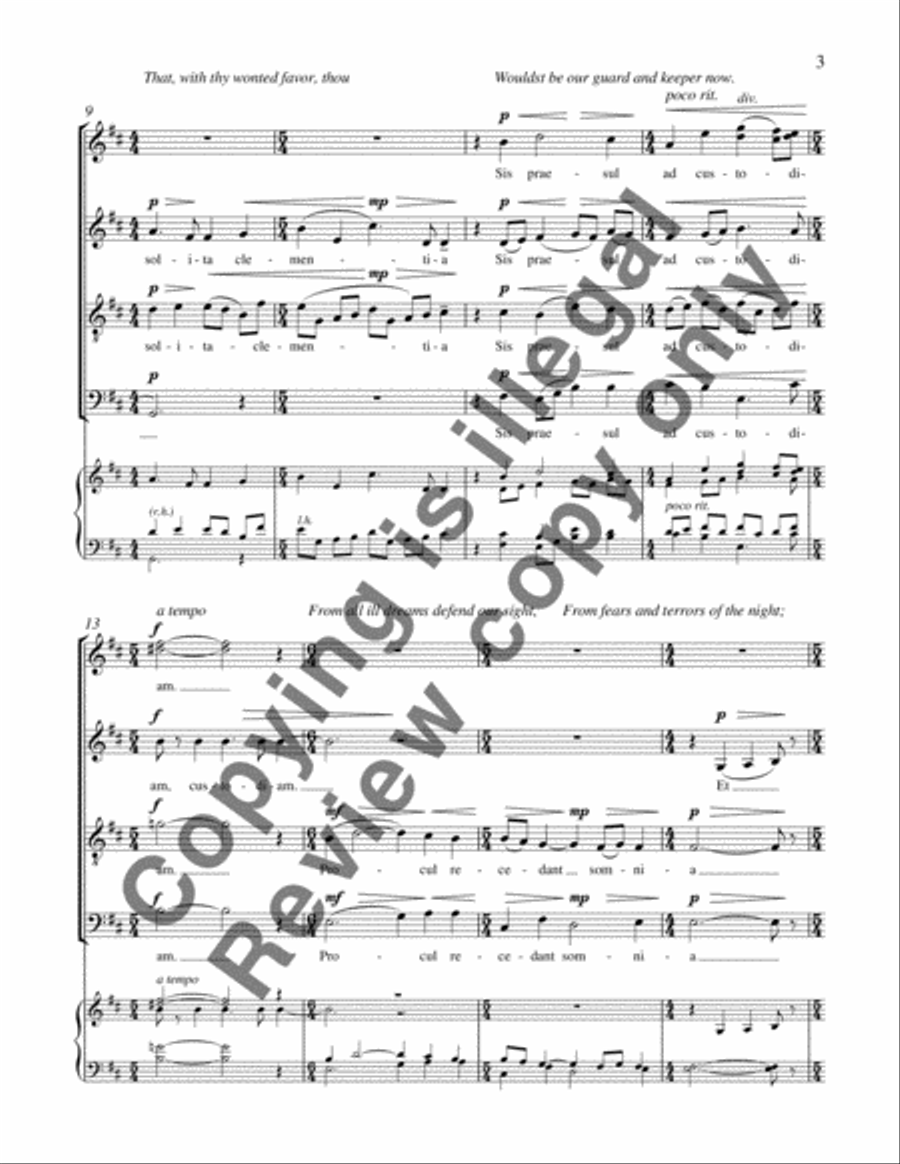 Te lucis ante terminum Divisi scores gallery preview page 4