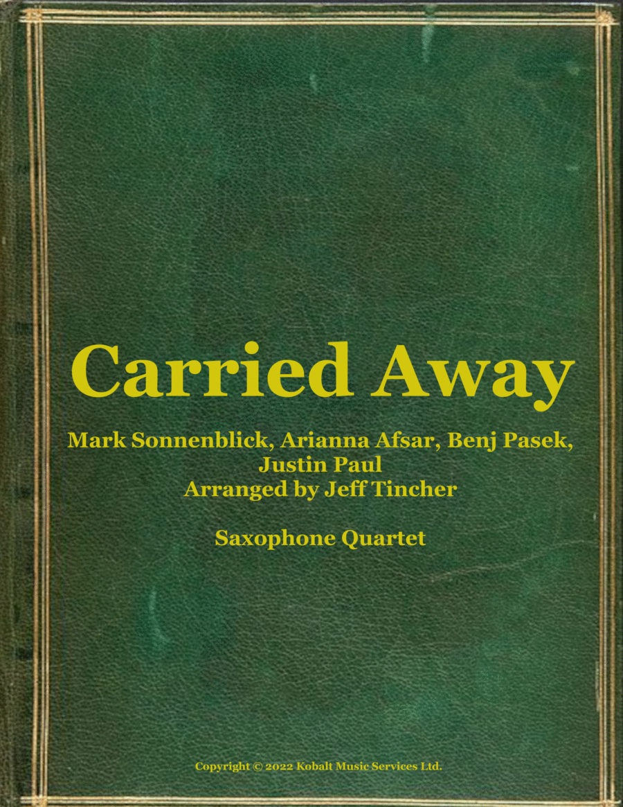 Carried Away Saxophone Quartet scores gallery preview page 1