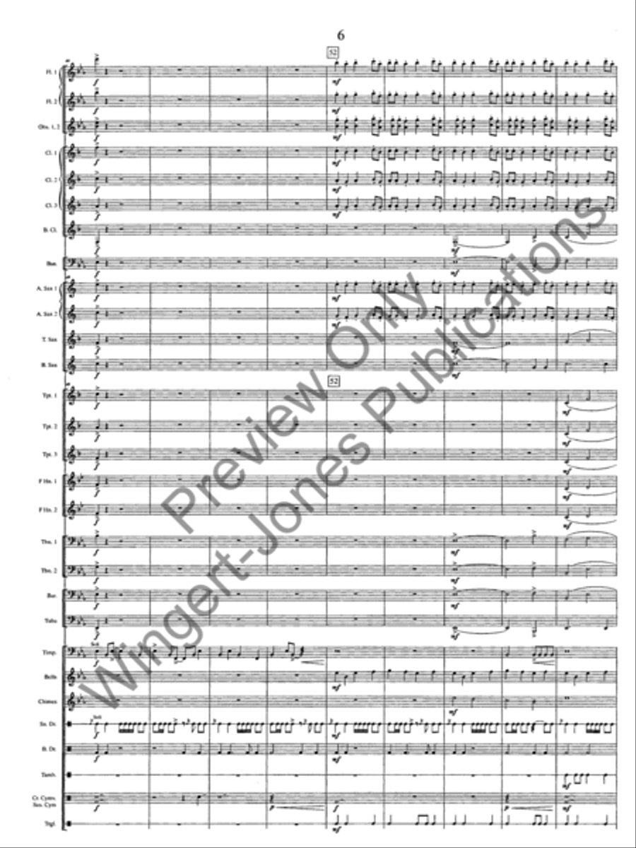 Emblem Of Freedom Emblem Of Freedom Concert Band scores gallery preview page 9