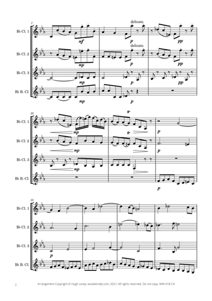 Stabat Mater Dolorosa - Pergolesi - Clarinet Quartet image number null