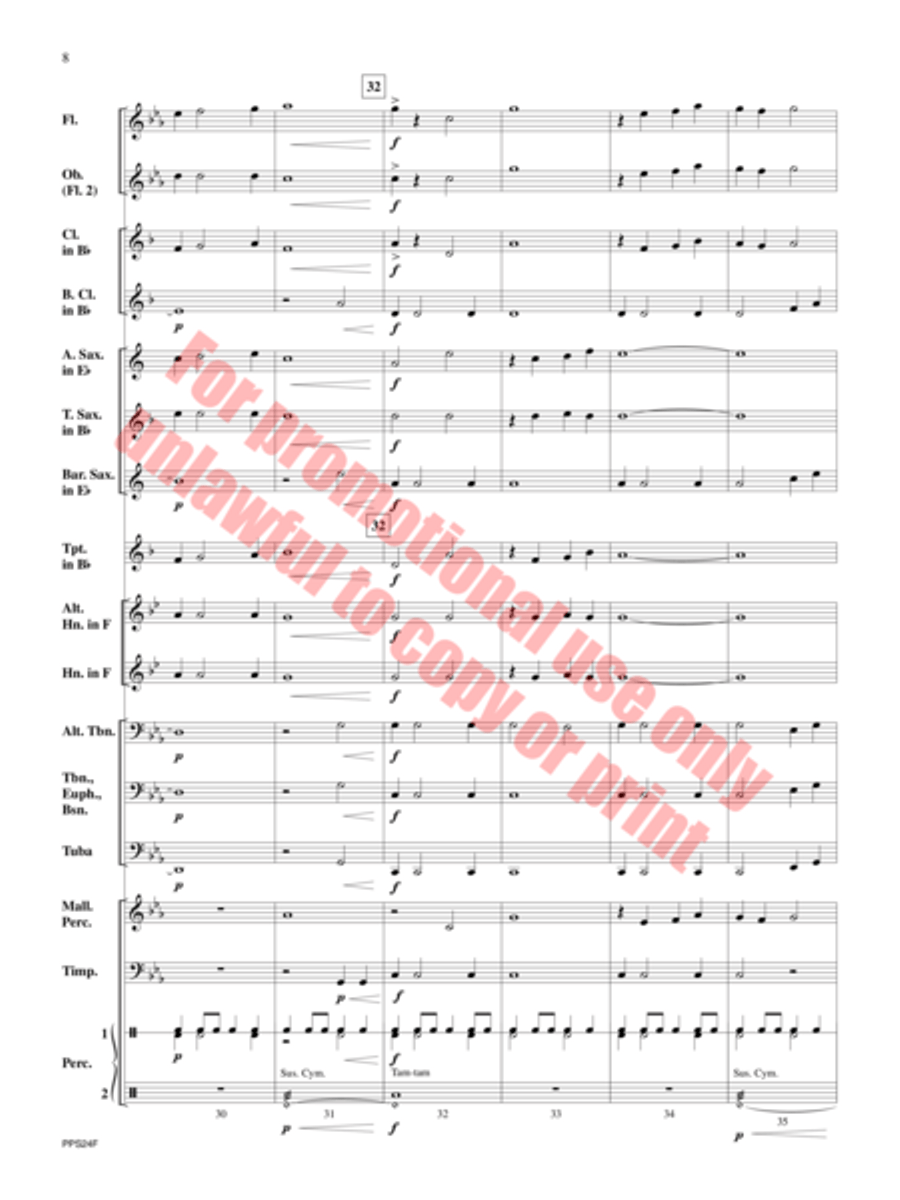 Mammoth Concert Band scores gallery preview page 9