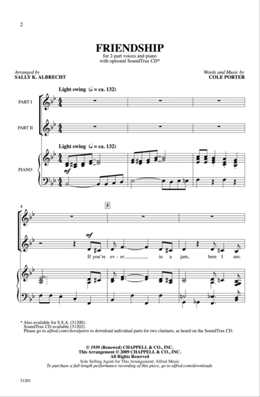 Friendship Friendship 2-Part scores gallery preview page 2
