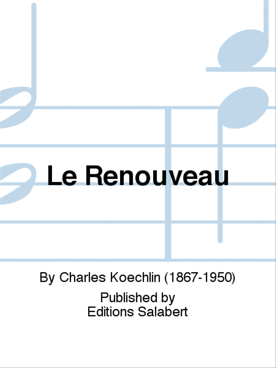 Le Renouveau 4-Part scores gallery preview page 1