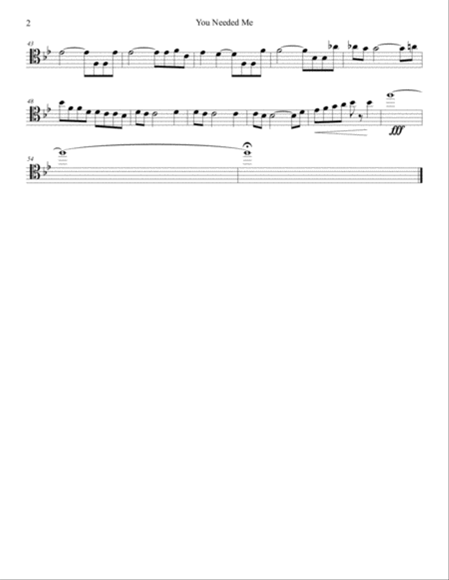 Now And Forever (you And Me) Brass Ensemble scores gallery preview page 6