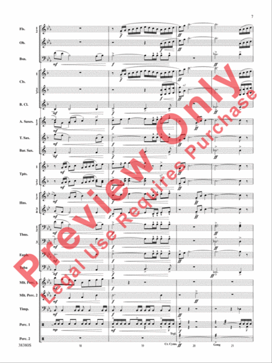 And In the End It Was Earth Concert Band scores gallery preview page 8