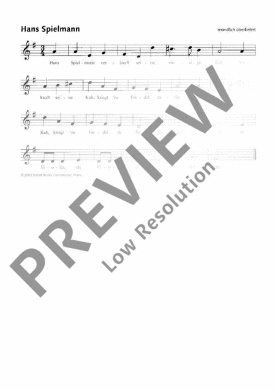 Hans Spielmann Soprano Recorder scores gallery preview page 2