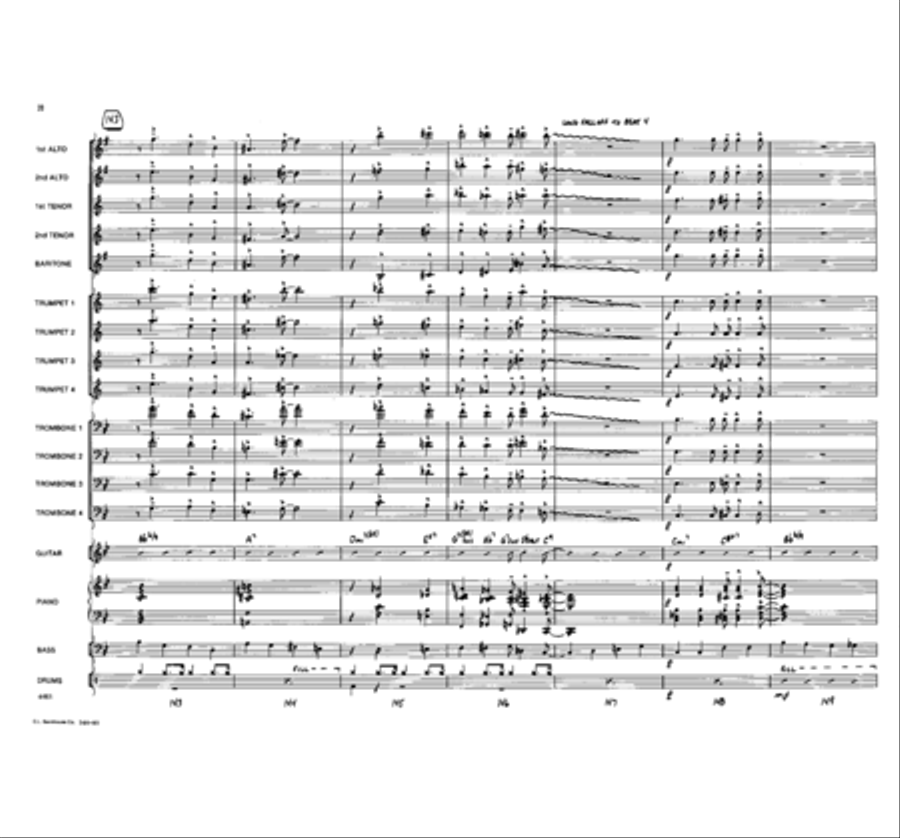 Exit 135 North Exit 135 North Jazz Ensemble scores gallery preview page 19