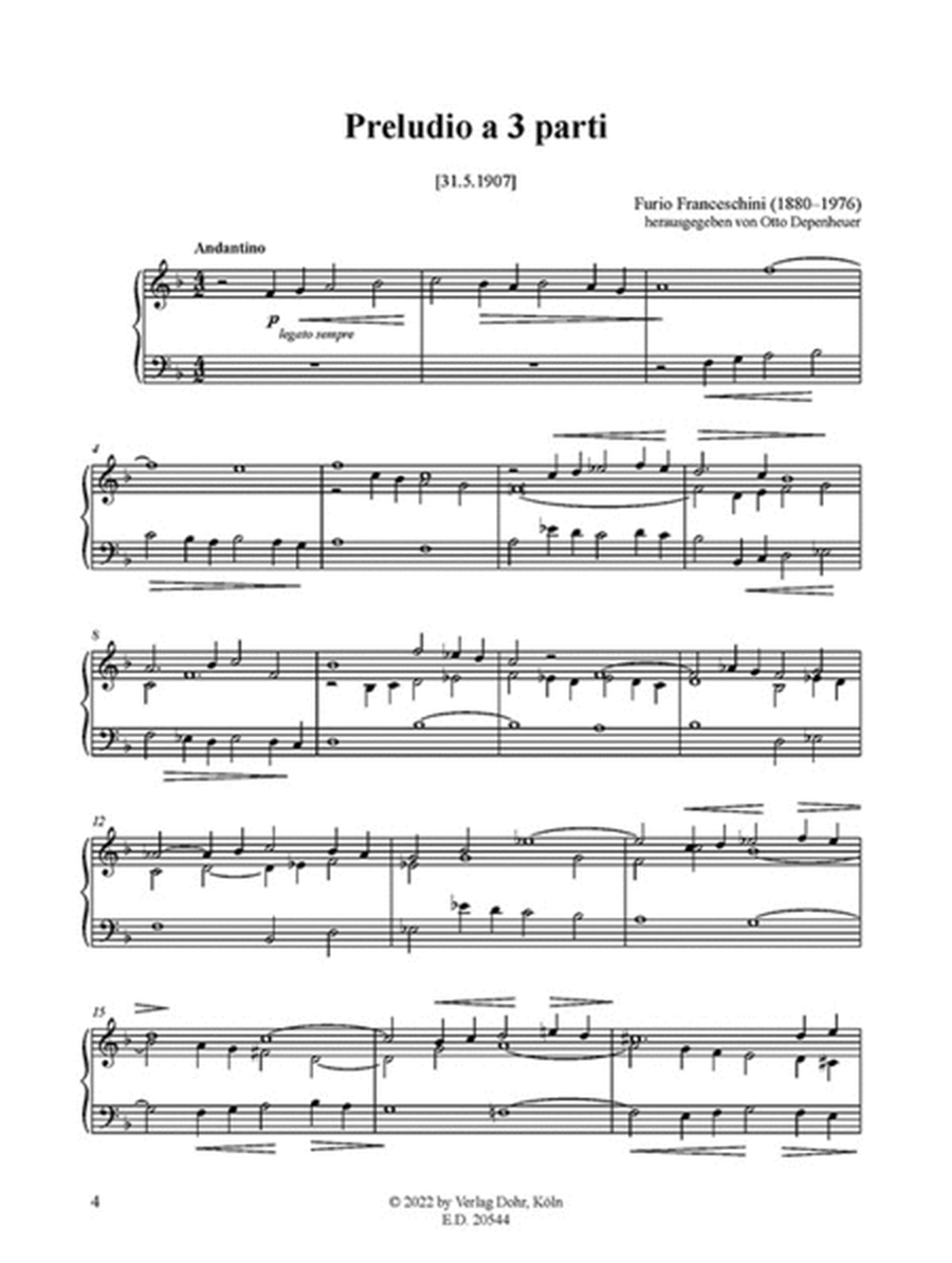 Orgelwerke, Band 1