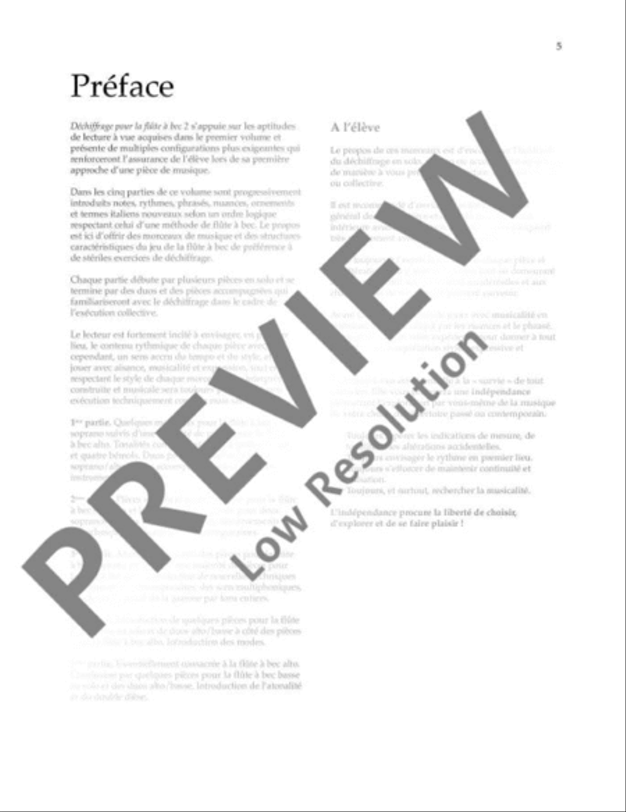 Recorder Sight-Reading 2 Recorder scores gallery preview page 6