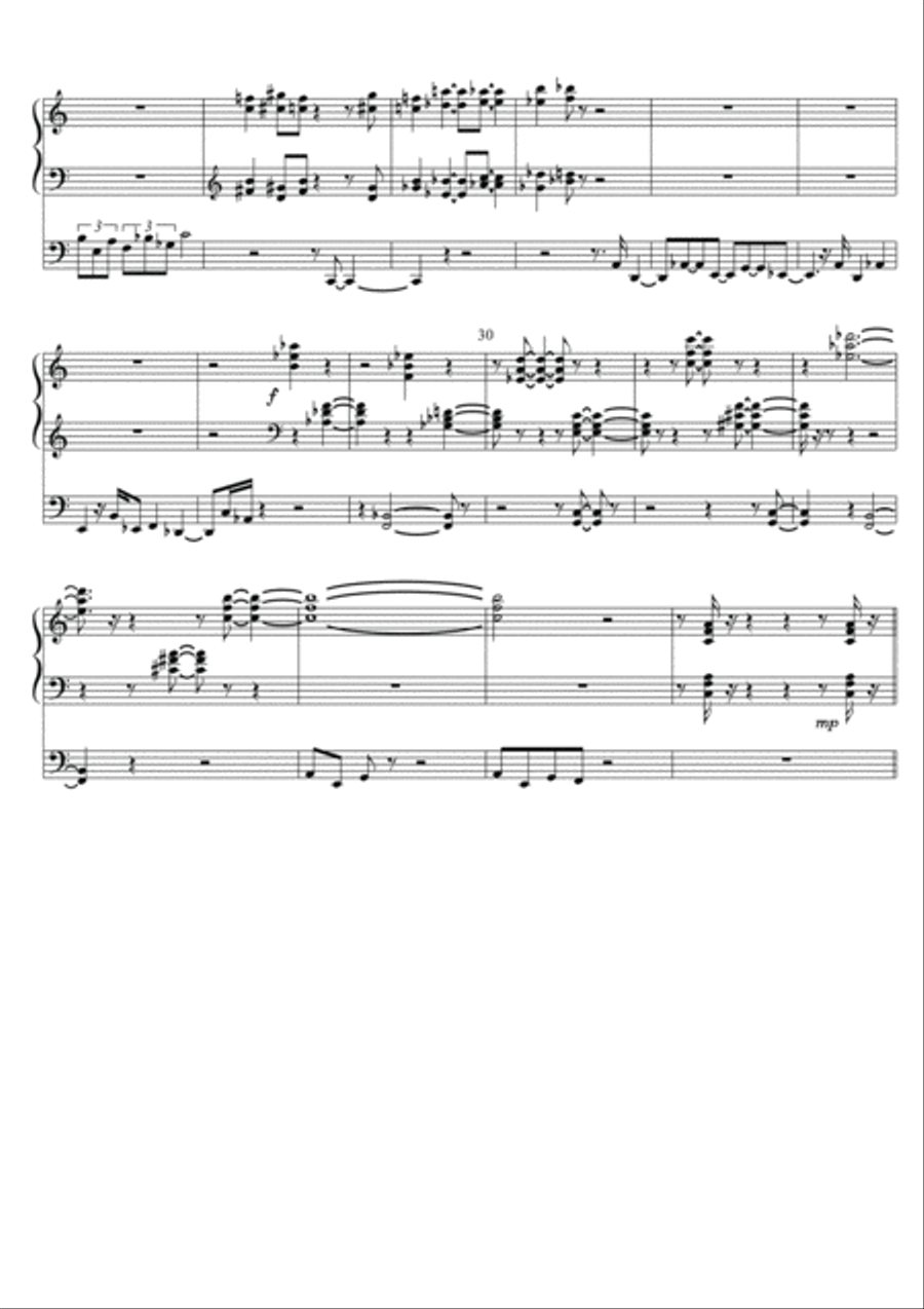 Six Mini-preludes for Organ Organ Solo scores gallery preview page 5