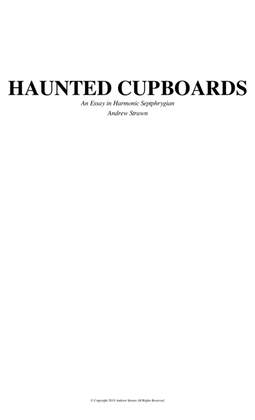 Haunted Cupboards