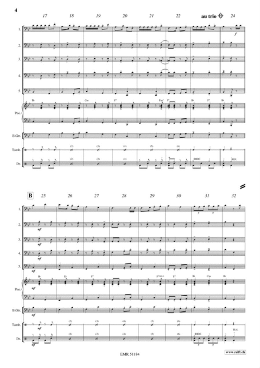 Boldrius Trombone scores gallery preview page 4