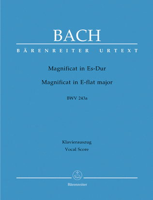 Book cover for Magnificat In Eb Major, BWV 243a
