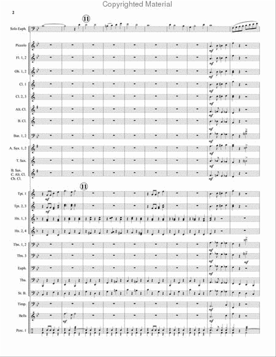 A Patriotic Encore Concert Band scores gallery preview page 3