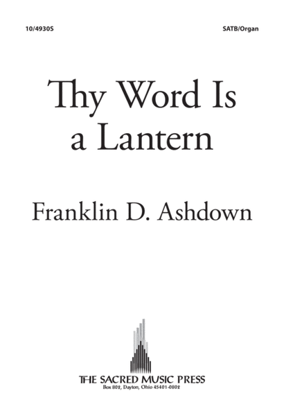 Thy Word Is a Lantern