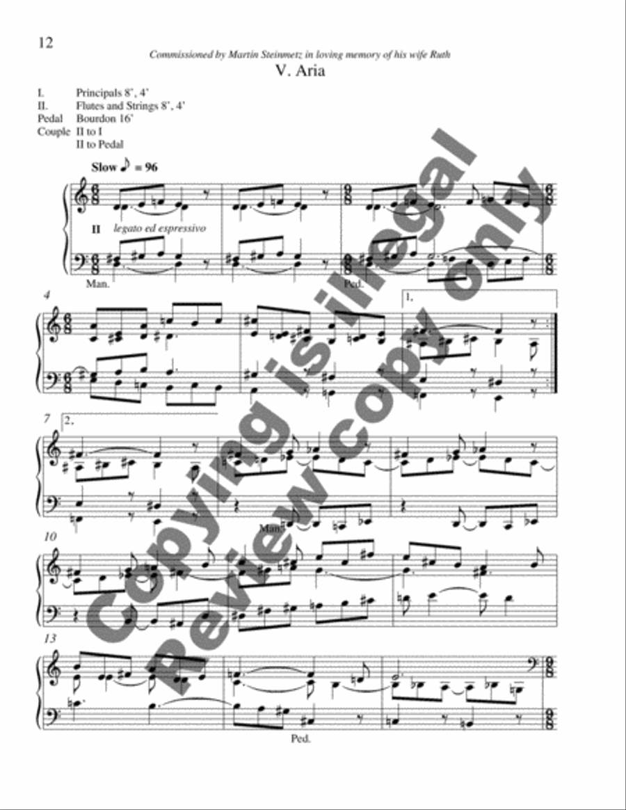 Lections Organ scores gallery preview page 7