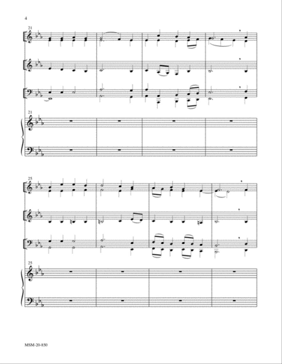 The Church's One Foundation Organ scores gallery preview page 4