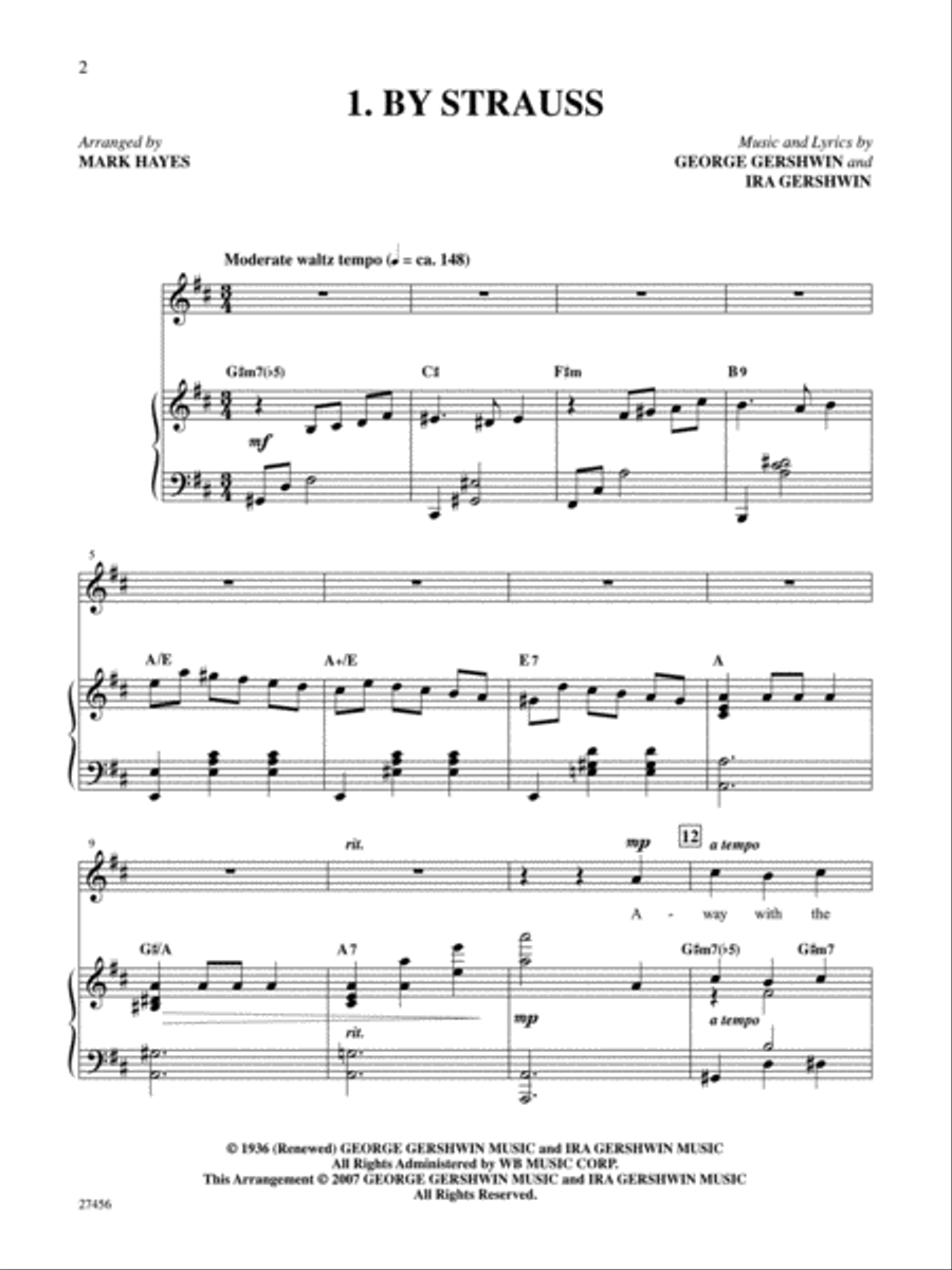 Seven by Gershwin Piano Accompaniment scores gallery preview page 3