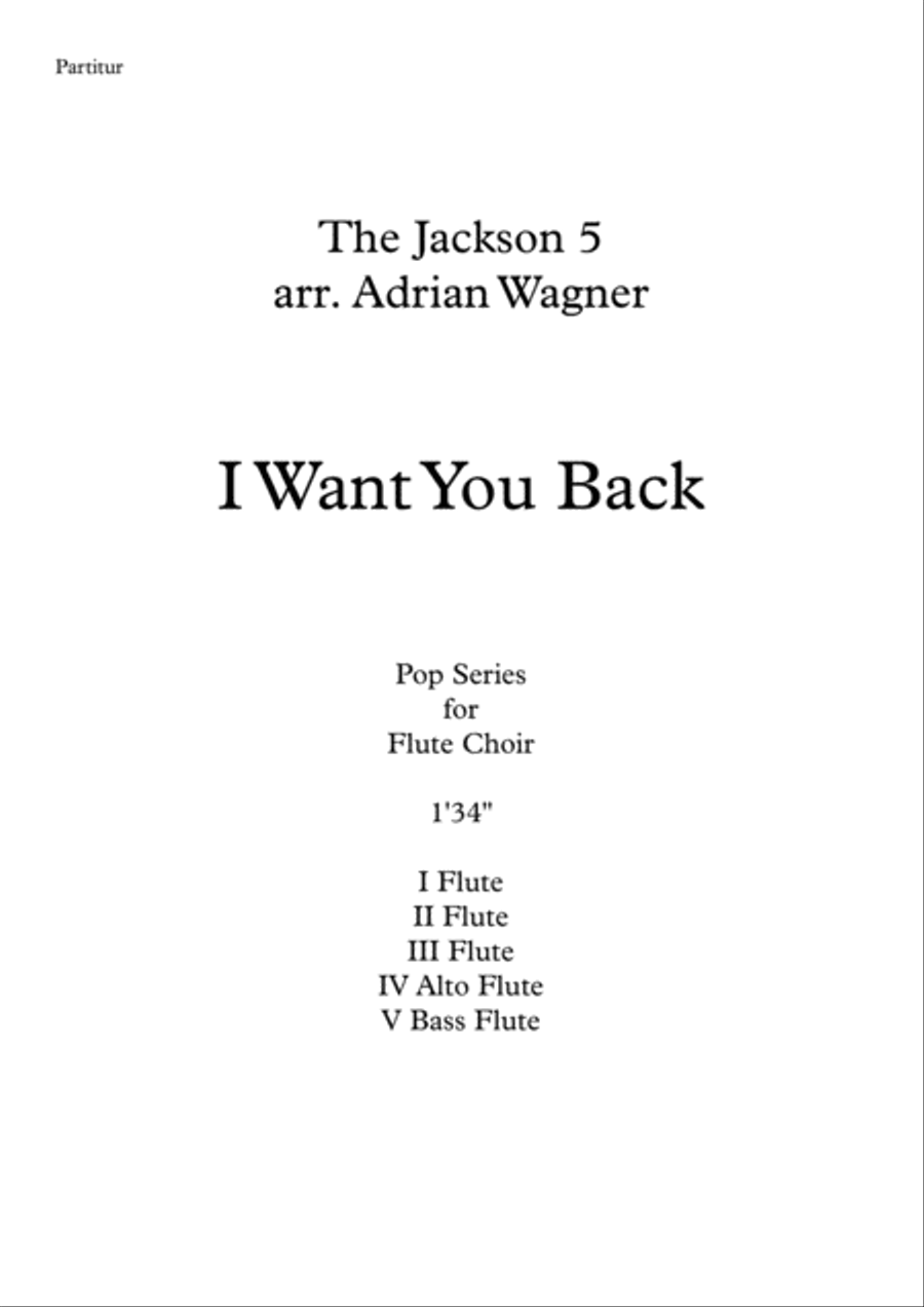 I Want You Back I Want You Back Flute Choir scores gallery preview page 2