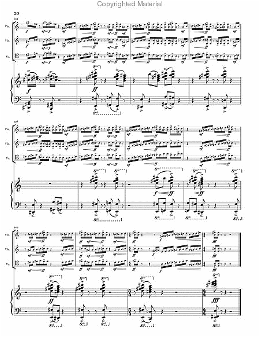 FAULT LINES Chamber Music scores gallery preview page 13