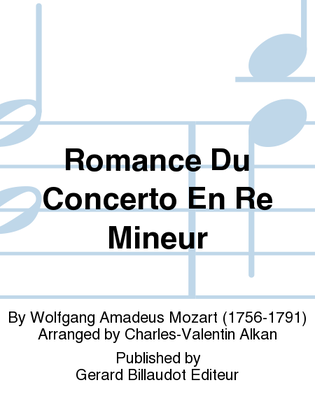 Romance Du Concerto En Re Mineur