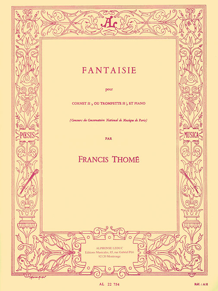 Fantaisie - Cornet Sib ou Trompette Sib et Piano