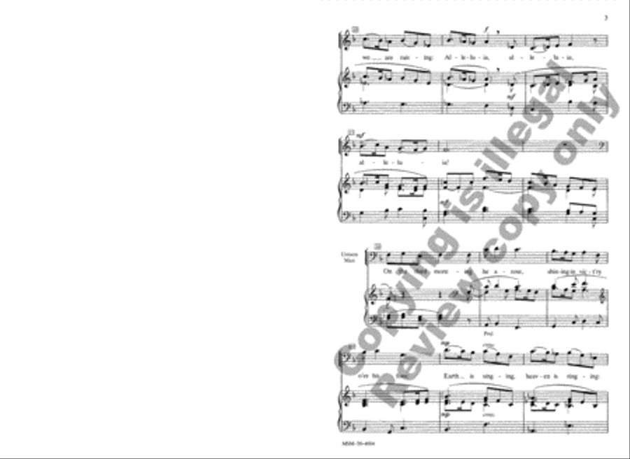 O Risen Lord O Risen Lord 4-Part scores gallery preview page 3