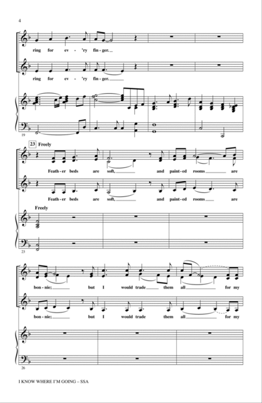I Know Where I'm Goin' SSA scores gallery preview page 3