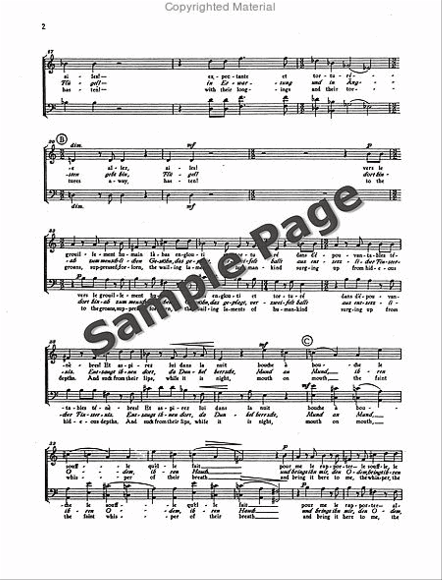 Canticle To Hope Vocal Score 4-Part scores gallery preview page 3
