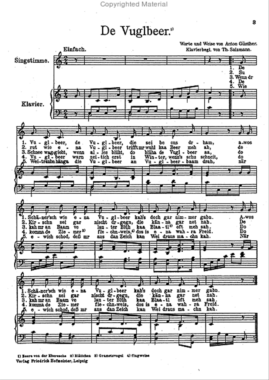 Lieder aus dem Erzgebirge, Heft 2 Voice scores gallery preview page 2