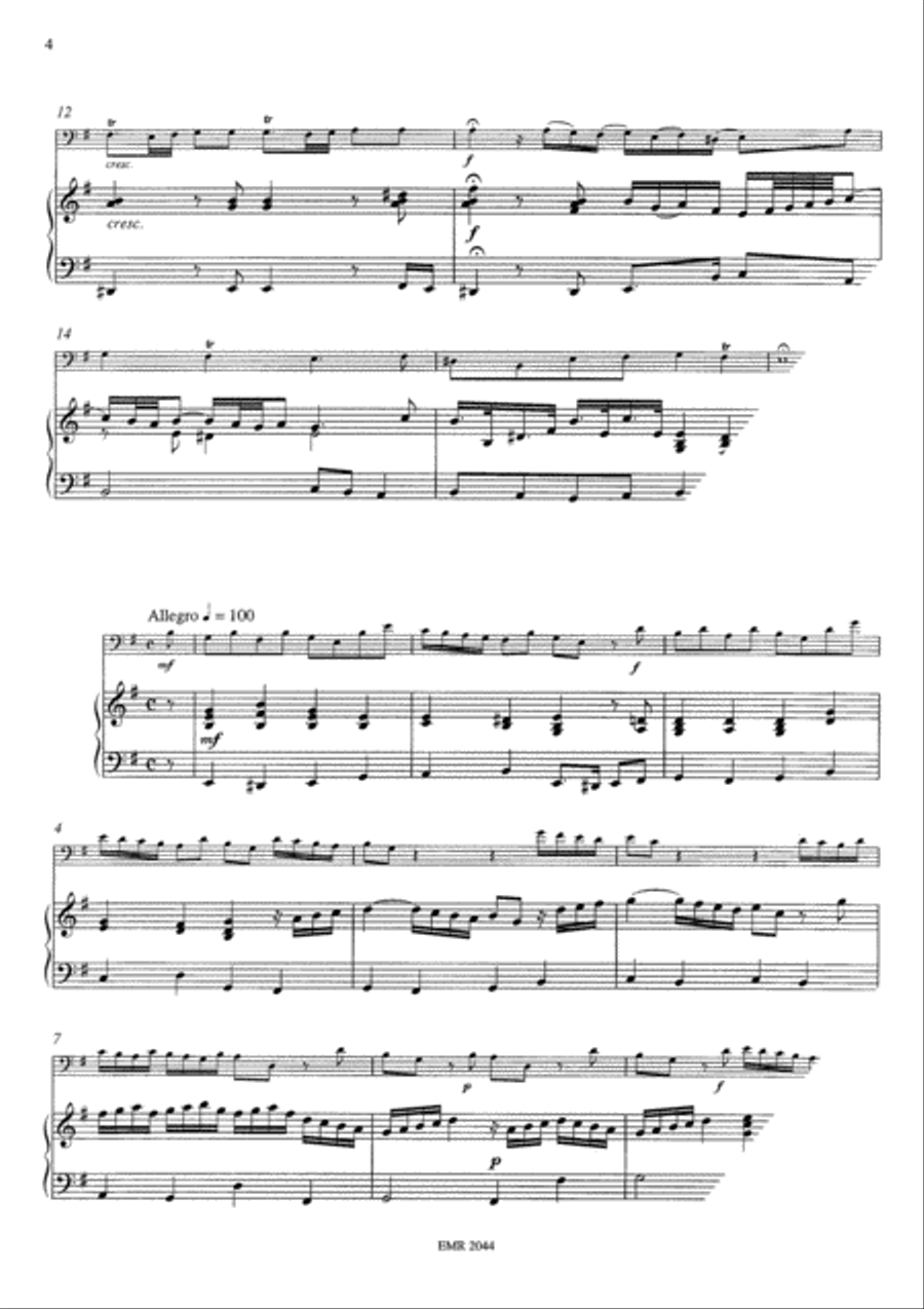 Sonata No. 2 in E minor Organ scores gallery preview page 4