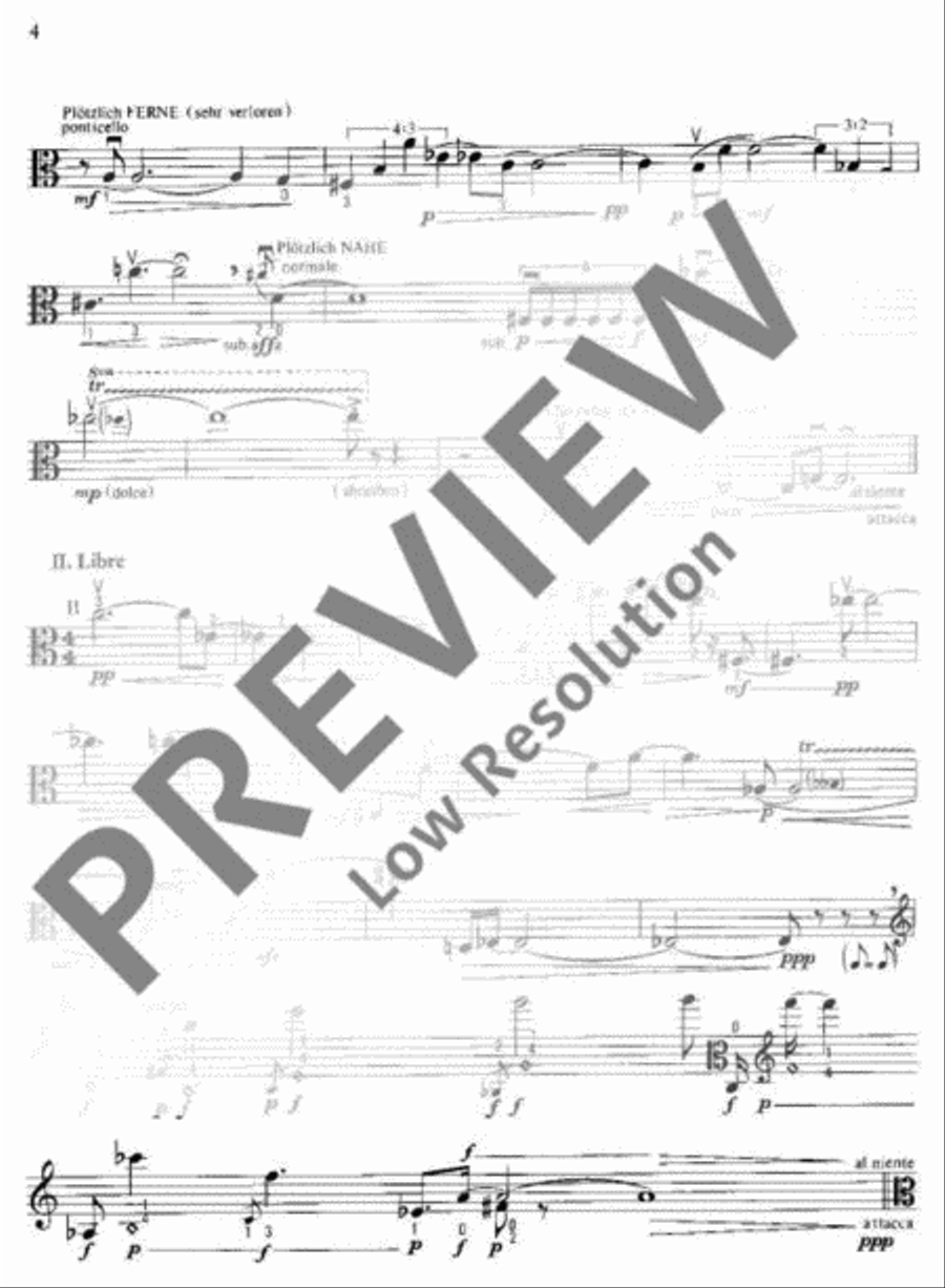 Nah oder fern Viola Solo scores gallery preview page 5