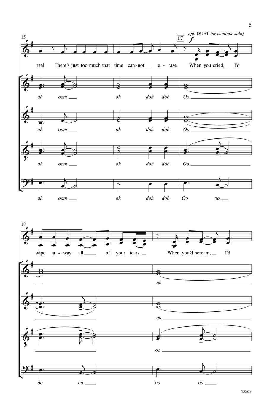 My Immortal by Ben Moody A Cappella - Digital Sheet Music page 4