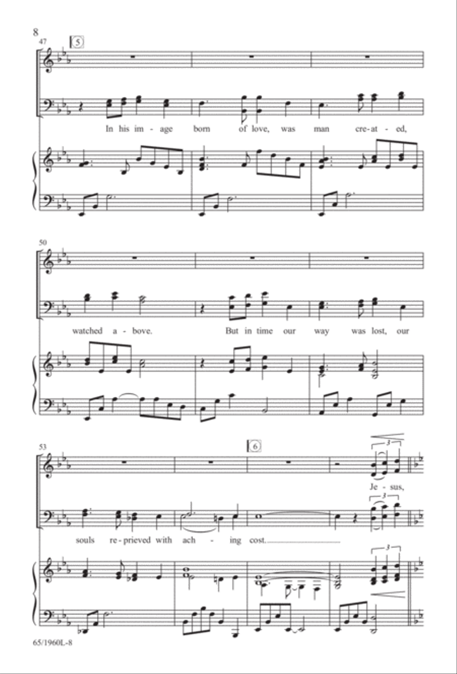 A New Birth...A New Beginning 4-Part scores gallery preview page 9