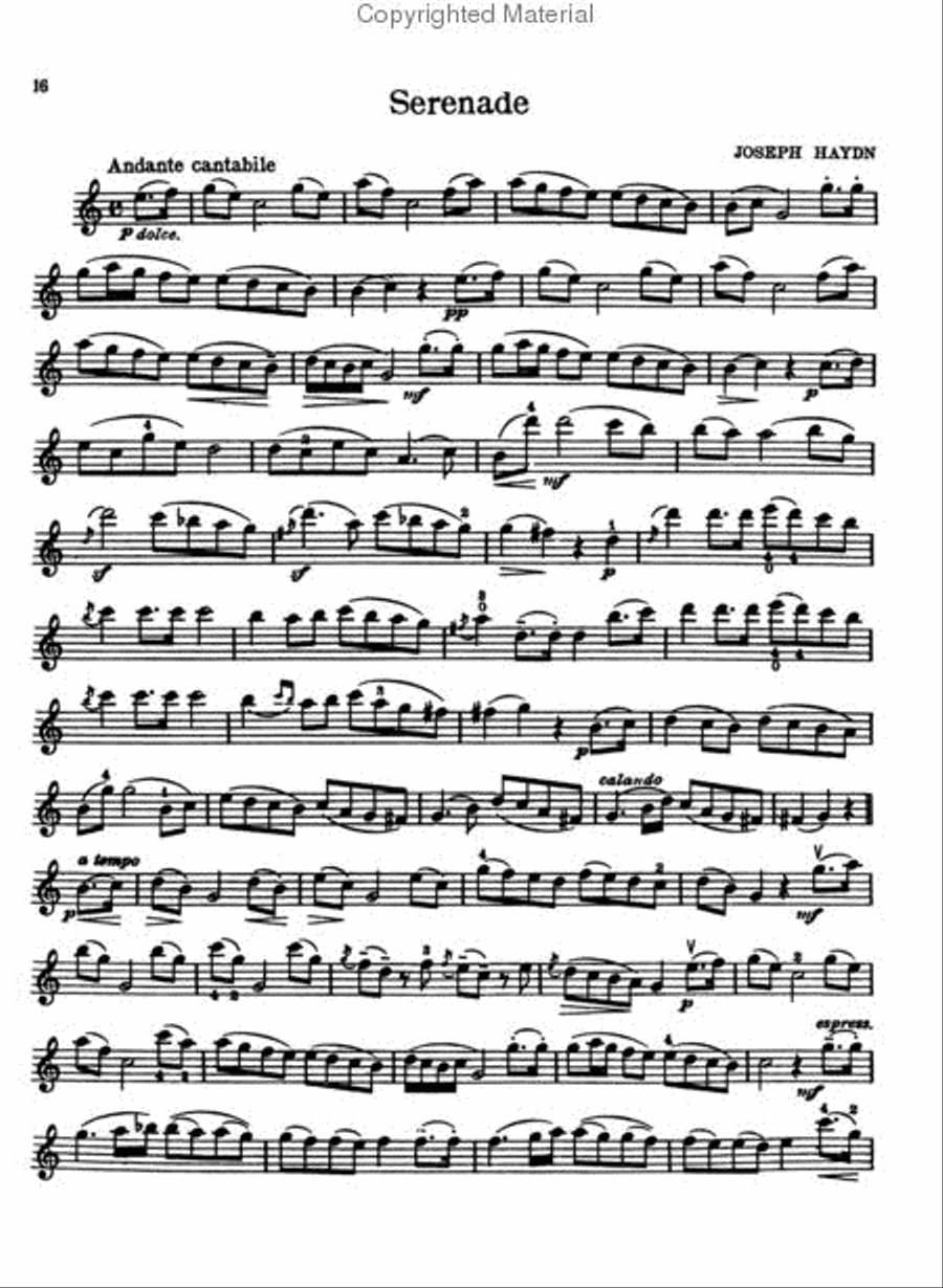 Violin Pieces the Whole World Plays Violin Solo scores gallery preview page 5
