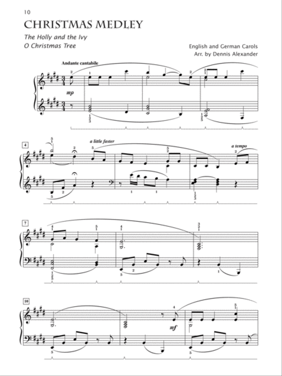 Christmas Splendor Christmas Splendor Piano Solo scores gallery preview page 4