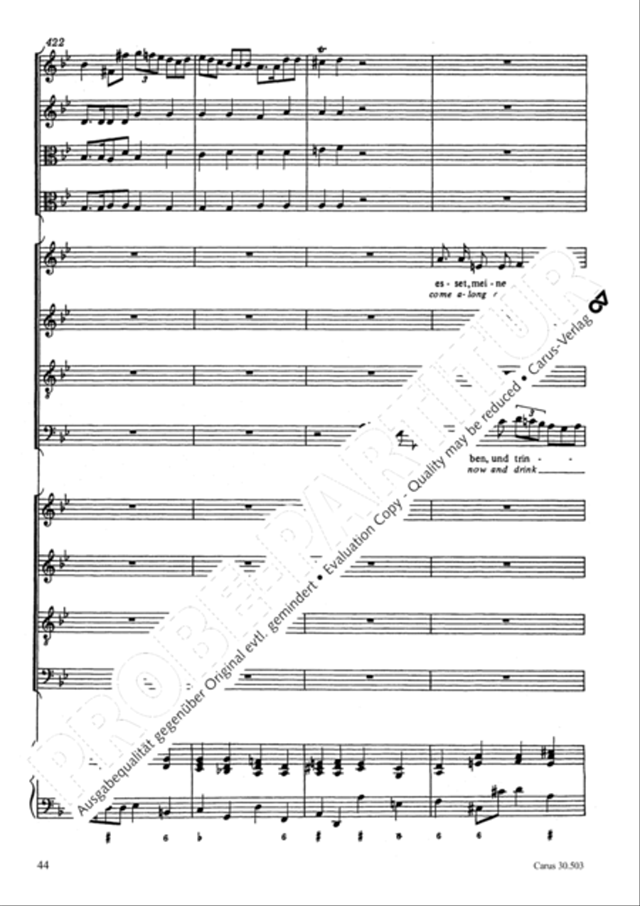 My beloved, you are fair (Meine Freundin, du bist schon) 4-Part scores gallery preview page 47