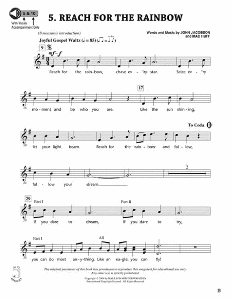 Best Self, Best Work, Best World Choir scores gallery preview page 8