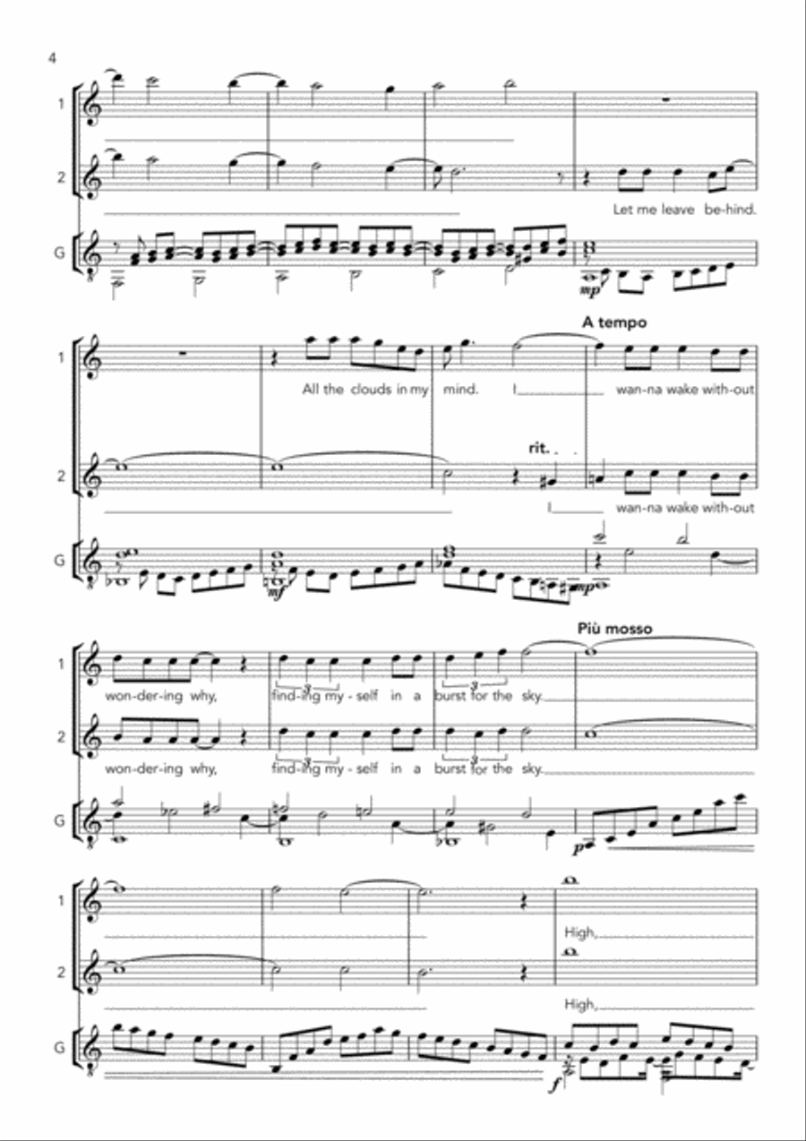 Flight Woodwind Ensemble scores gallery preview page 4