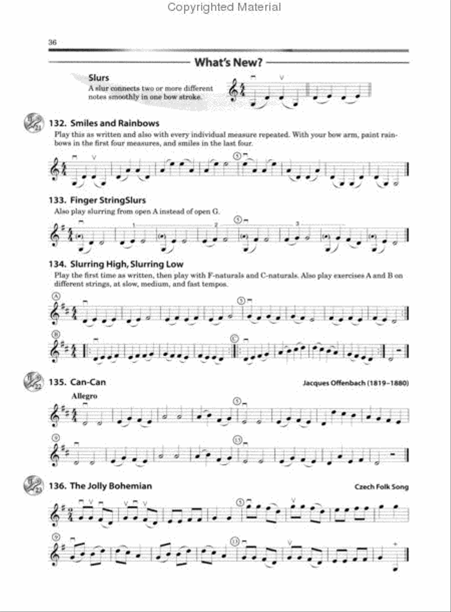Artistry In Strings, Book 1 - Violin (Book Only) String Methods scores gallery preview page 3