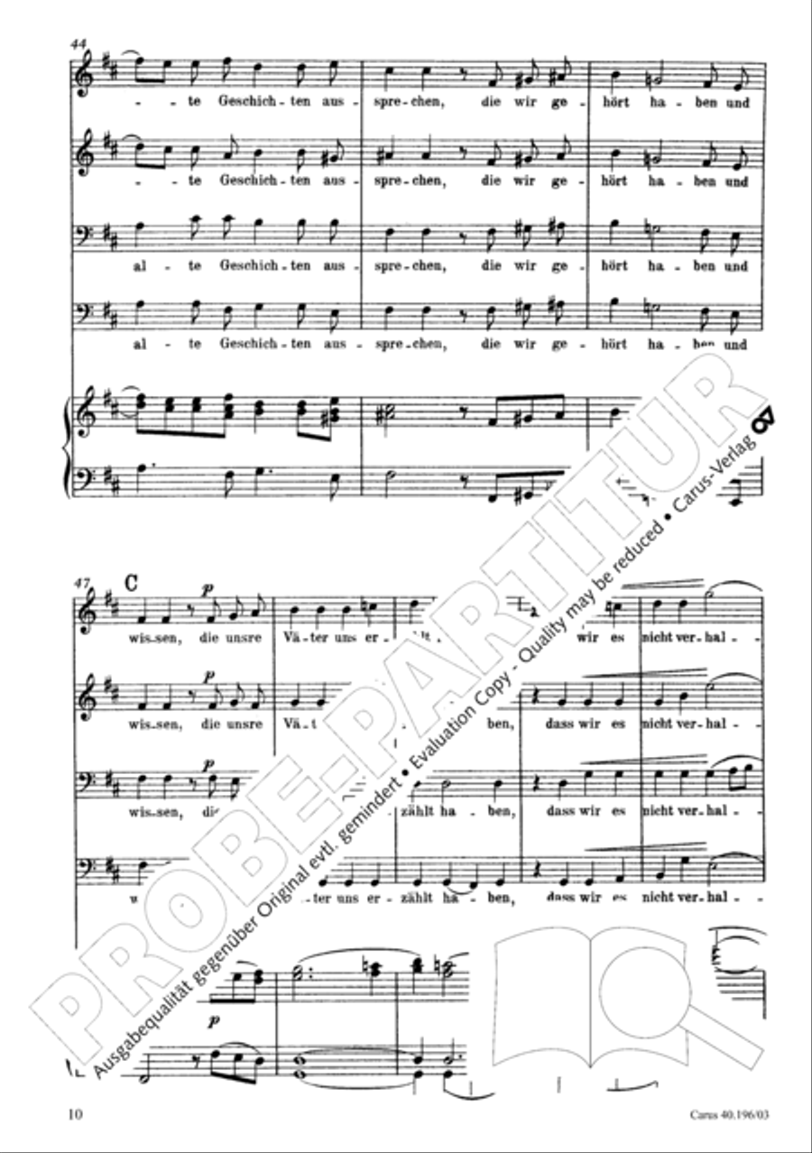 Die Geburt Christi SSA scores gallery preview page 11