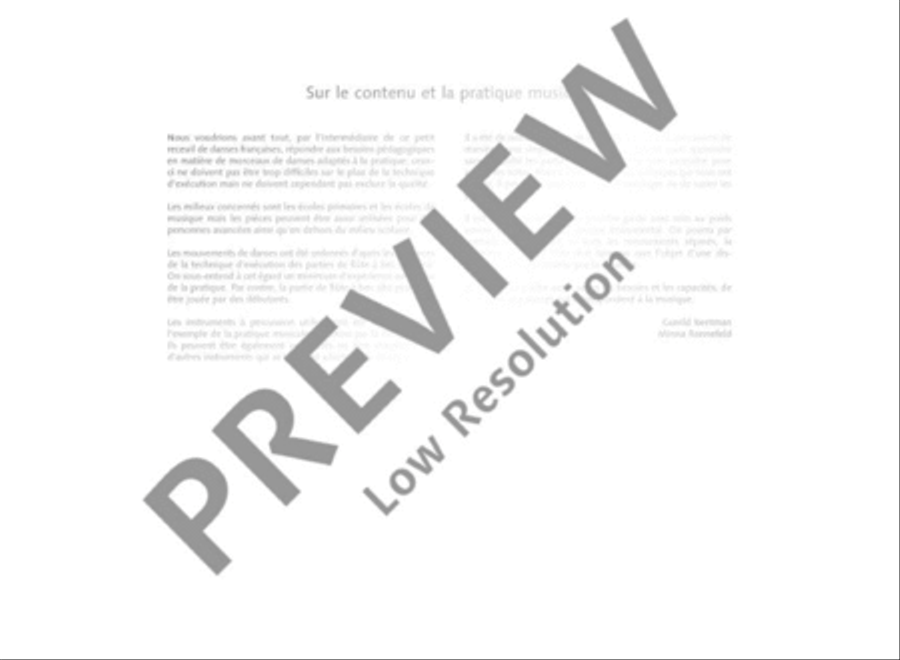 Old French Dances SSA scores gallery preview page 4