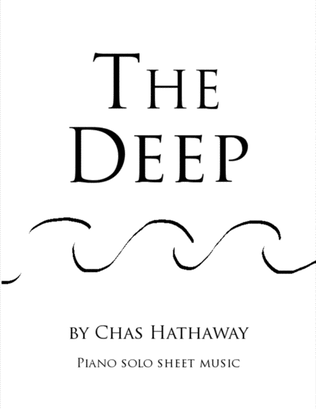 Book cover for The Deep: New Age Piano Solo by Chas Hathaway